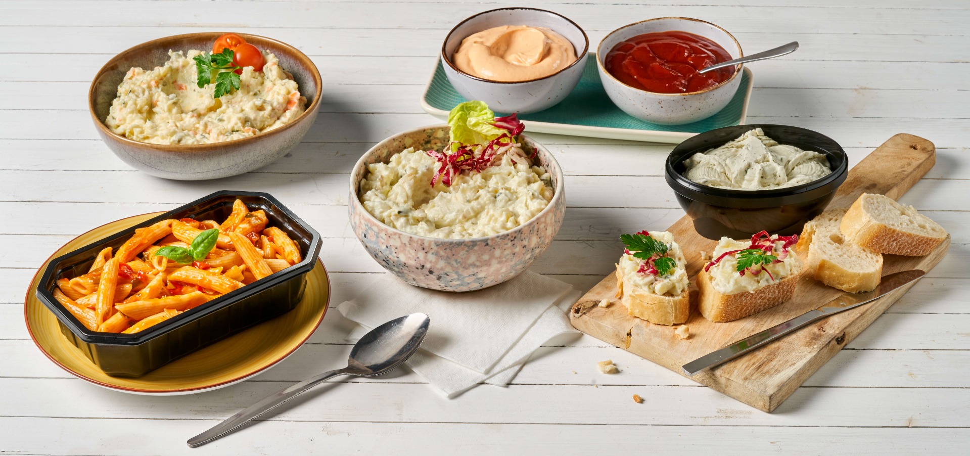 Budget BBQ Sauzen en Salades