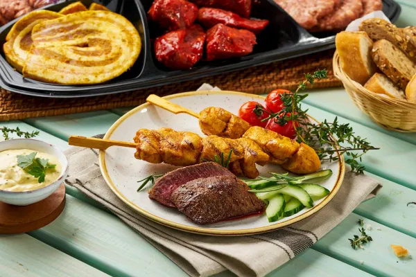 Premium a-z deluxe barbecue menu